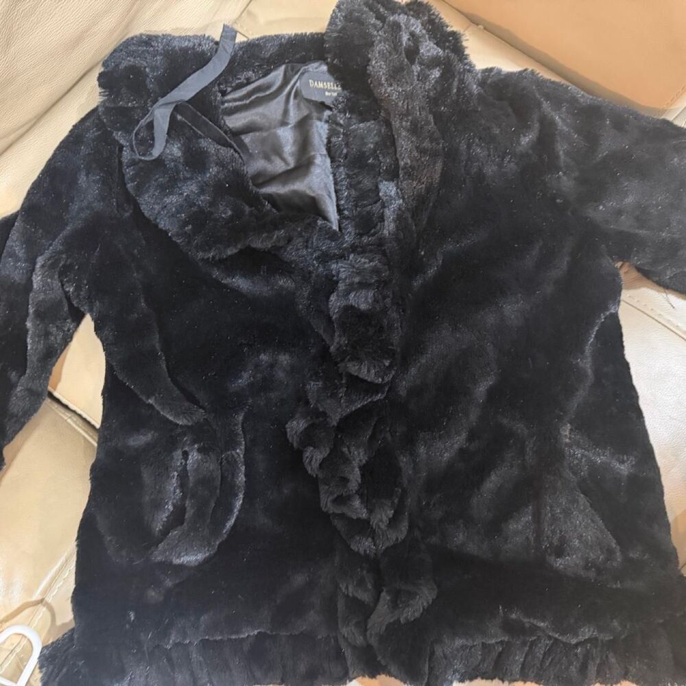 Damsel-silk Women's Black and Navy Jacket